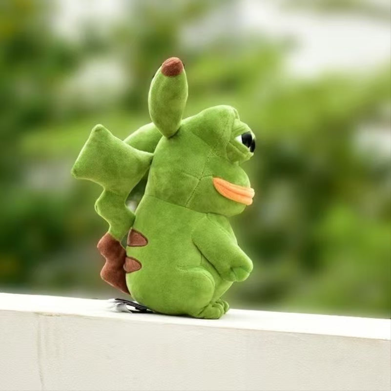 Meme Pepechu Emoji Sad Frog Plushie Toy