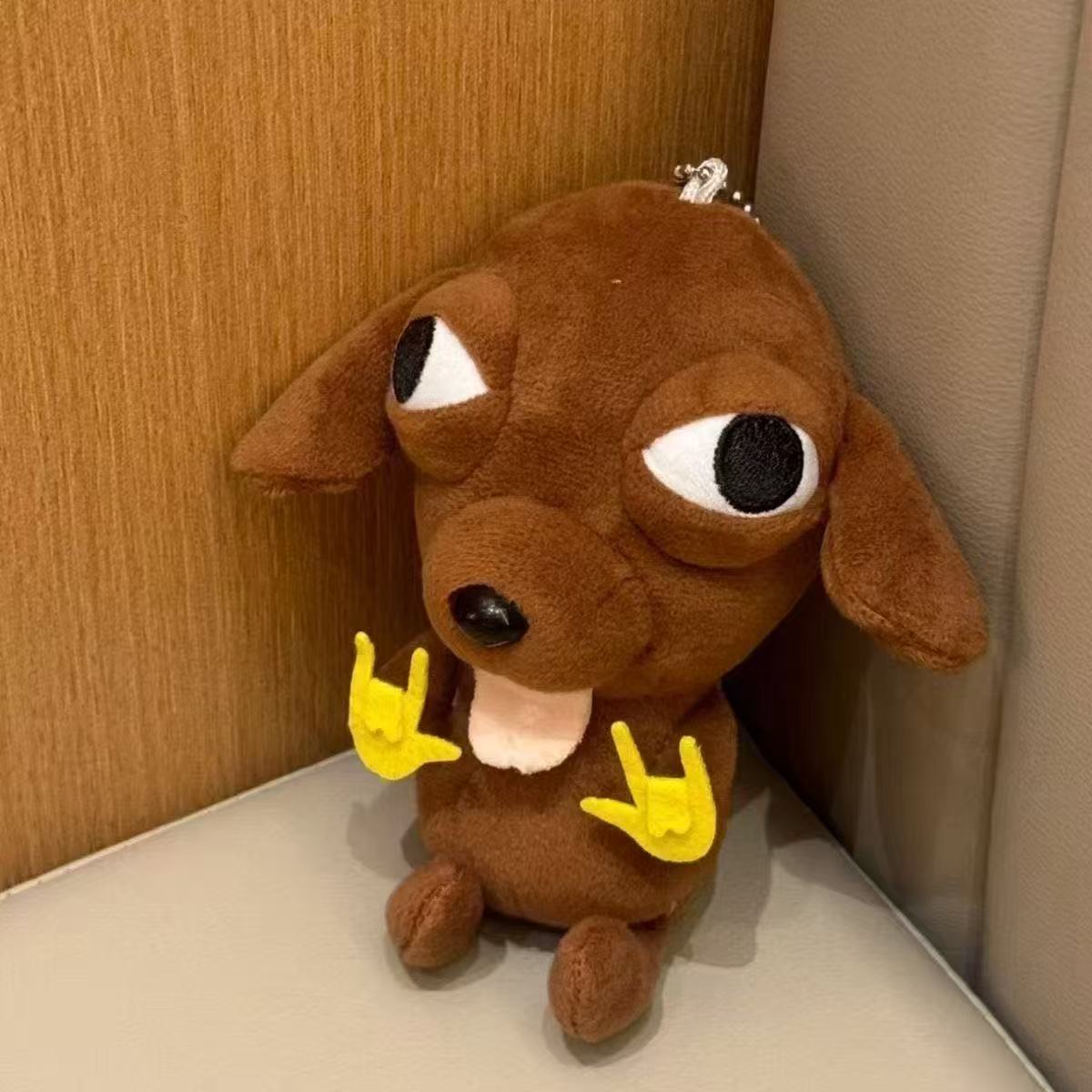 Meme Dog Emoji Chihuahua Plushie Pendant