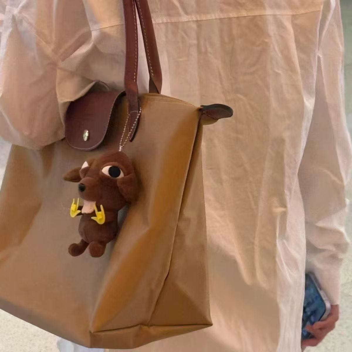 Meme Dog Emoji Chihuahua Plushie Pendant