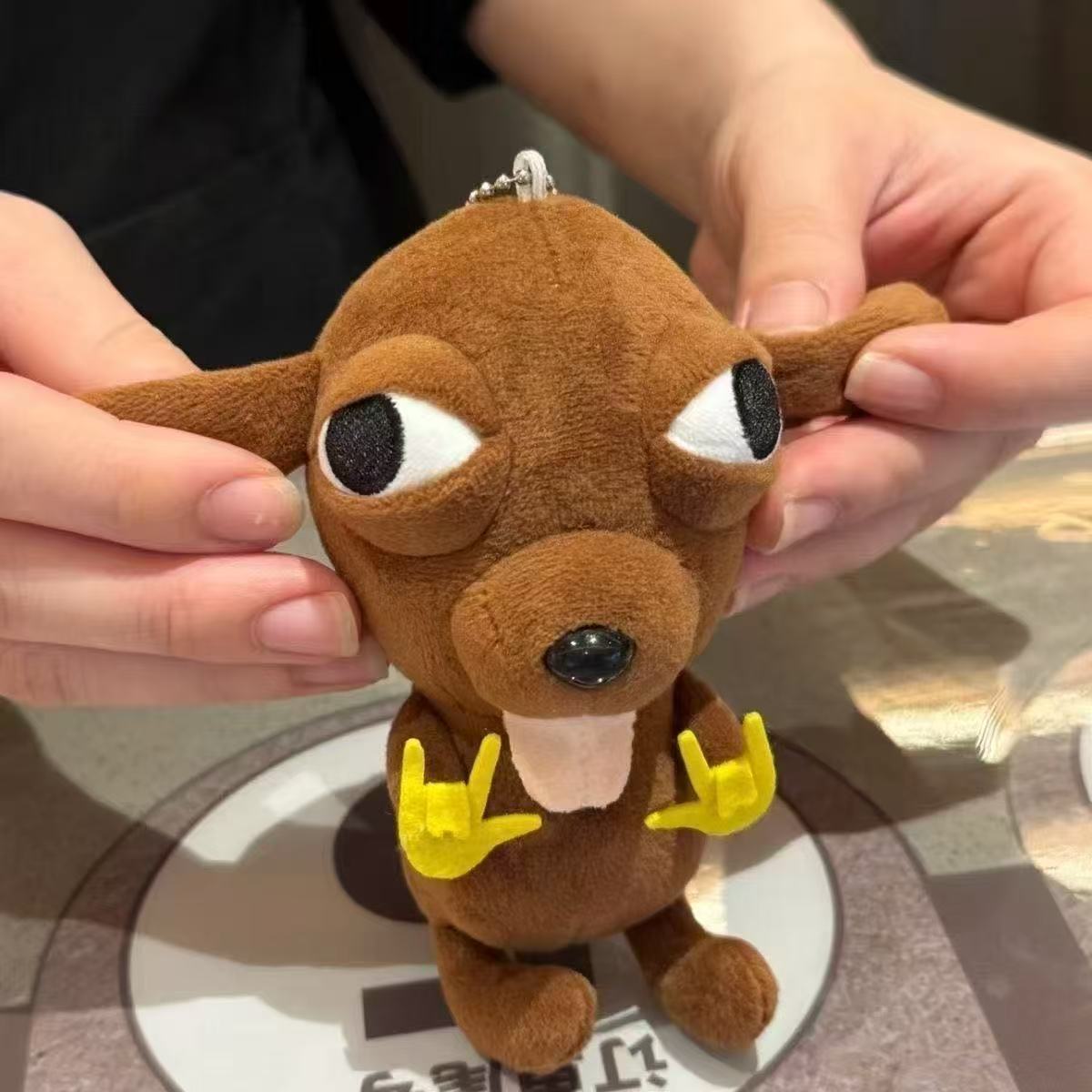 Meme Dog Emoji Chihuahua Plushie Pendant