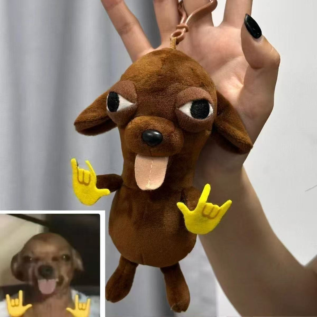 Meme Dog Emoji Chihuahua Plushie Pendant
