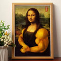 Framed Photo - Mona Lisa Muscle Man