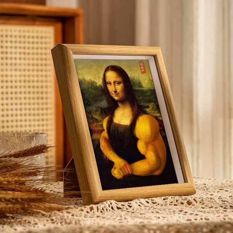 Framed Photo - Mona Lisa Muscle Man