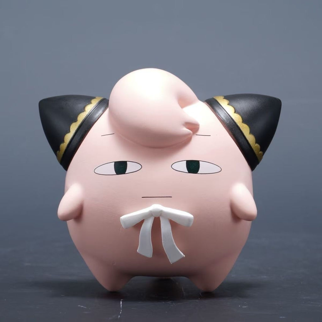 Cleffa X Anya Pokemon Action Figure Toy - Serious Face (Third Party)