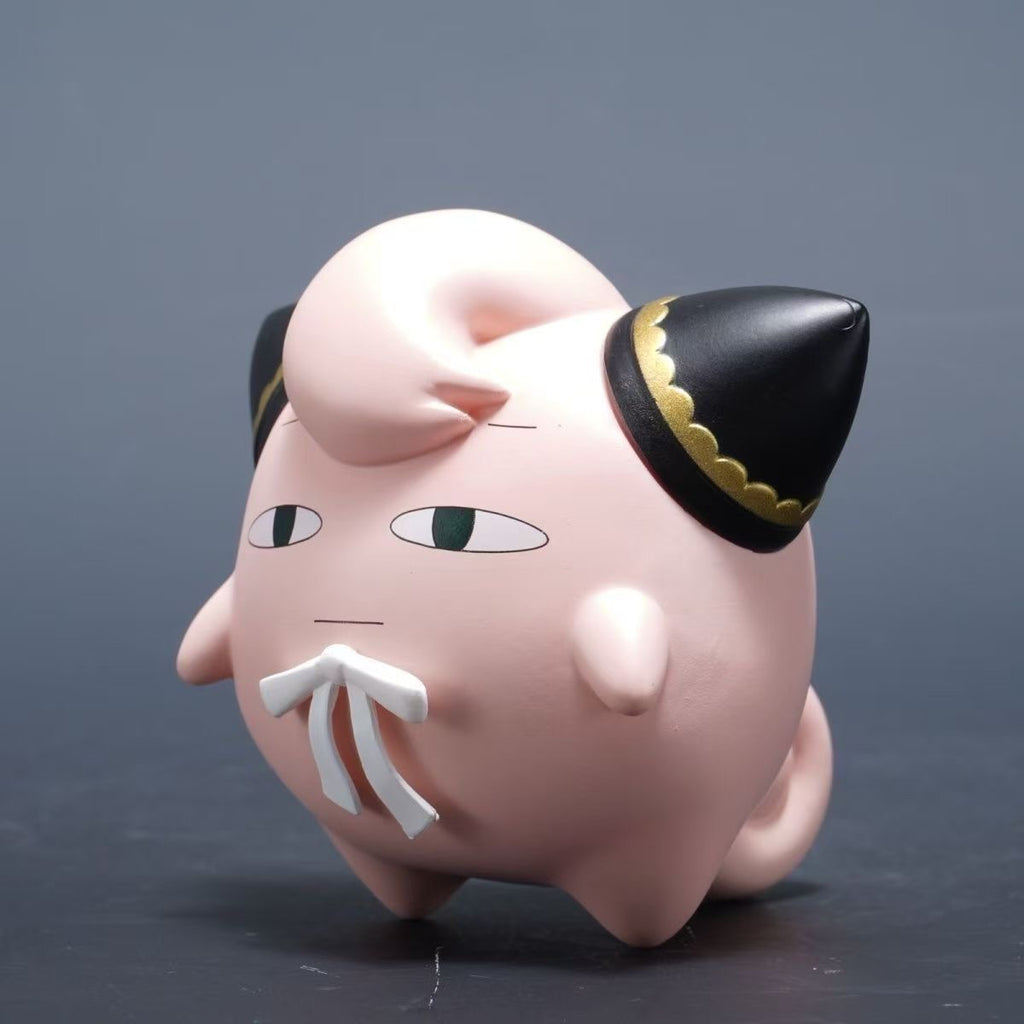 Cleffa X Anya Pokemon Action Figure Toy - Serious Face (Third Party)