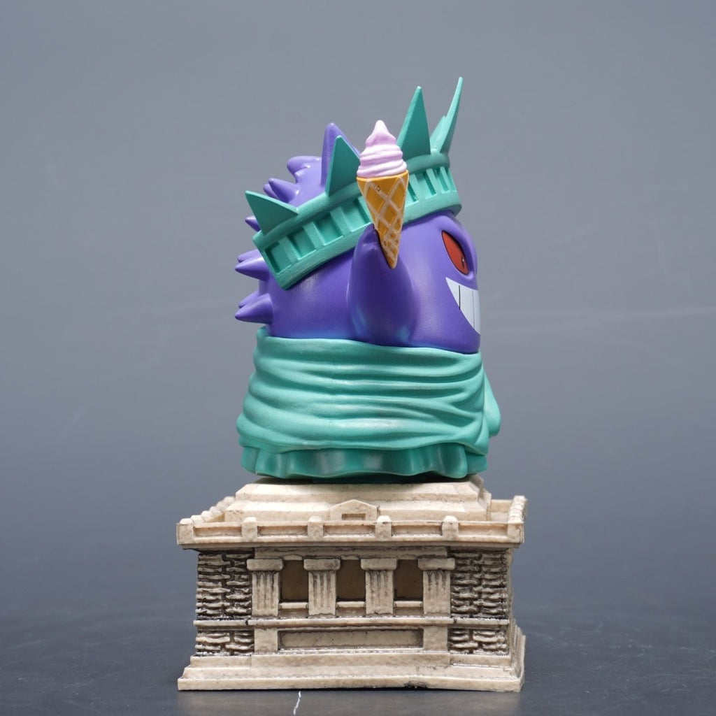 Gengar X Statue of Liberty Pokemon Action Figure Toy (Third Party)