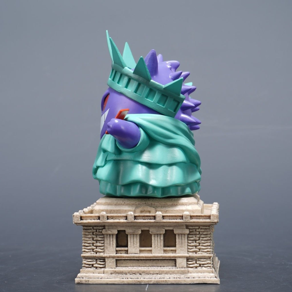 Gengar X Statue of Liberty Pokemon Action Figure Toy (Third Party)